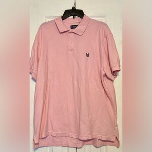 Chaps Men’s Light Pink Polo with Embroidered Logo